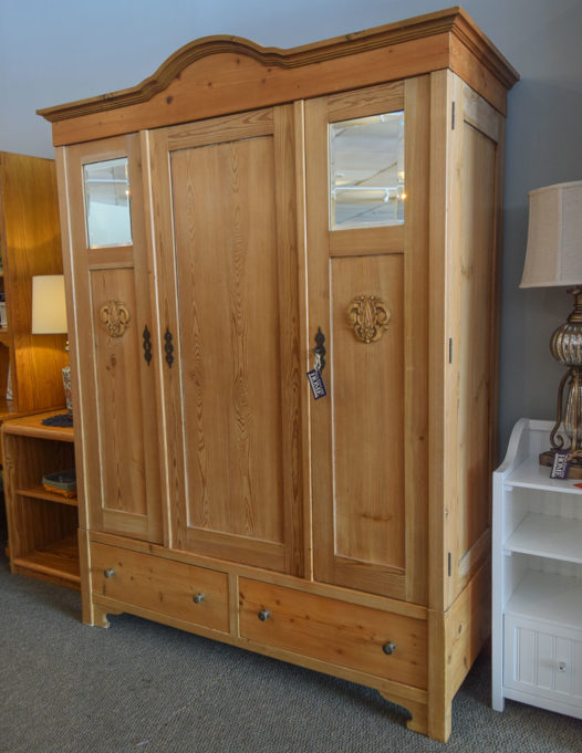 Handmade German Pine Armoire - Image 2