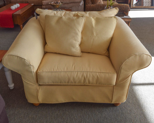 Waffle Weave Slipcover Chair