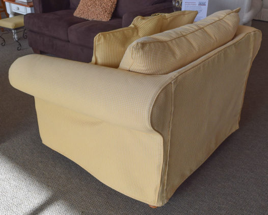 Waffle Weave Slipcover Chair - Image 2