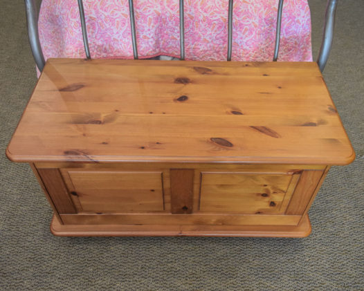 Knotty Pine Hope Chest - Image 3