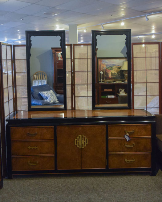 Century Asian Dresser & Mirror