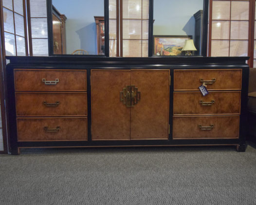 Century Asian Dresser & Mirror - Image 3