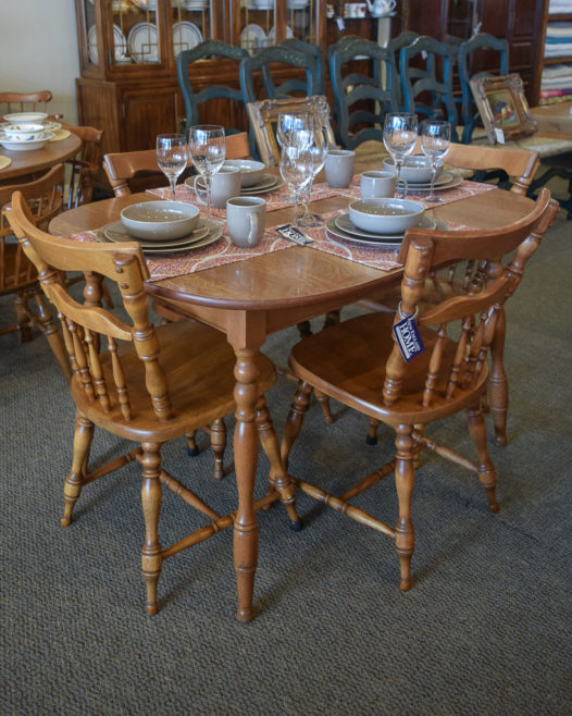 Maple/Formica 7 Pc. Dining Set