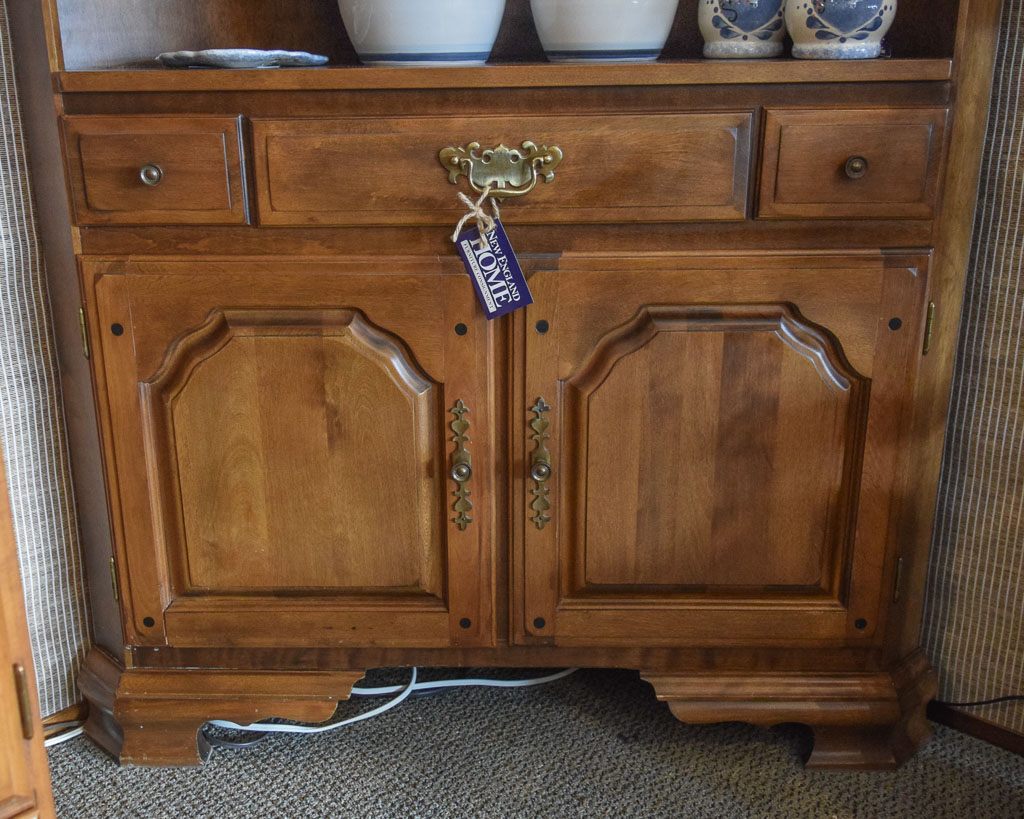 Temple Stuart Corner Hutch New England Home Furniture Consignment