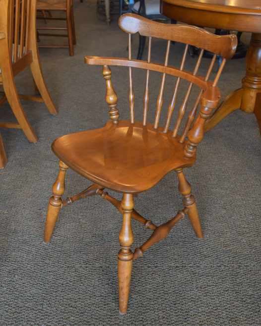 Oak Round Dining Table - Image 5