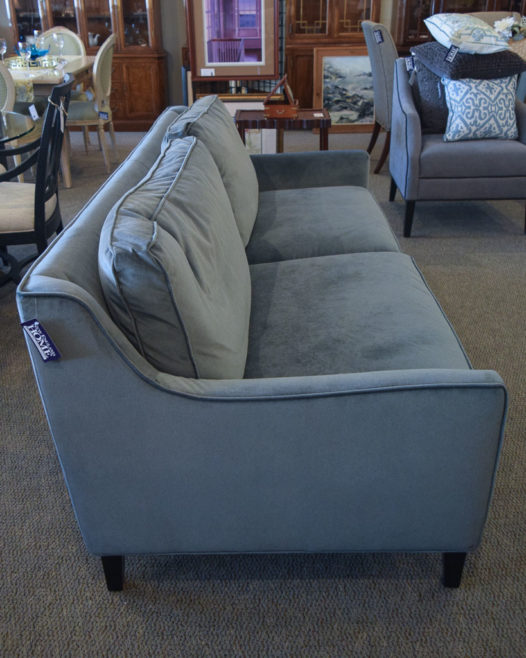 Teal Velvet Sofa - Image 2