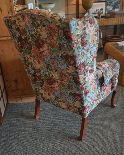 Floral Wingback Chair - Image 3