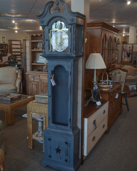 Custom Gray Grandfather Clock - Image 2