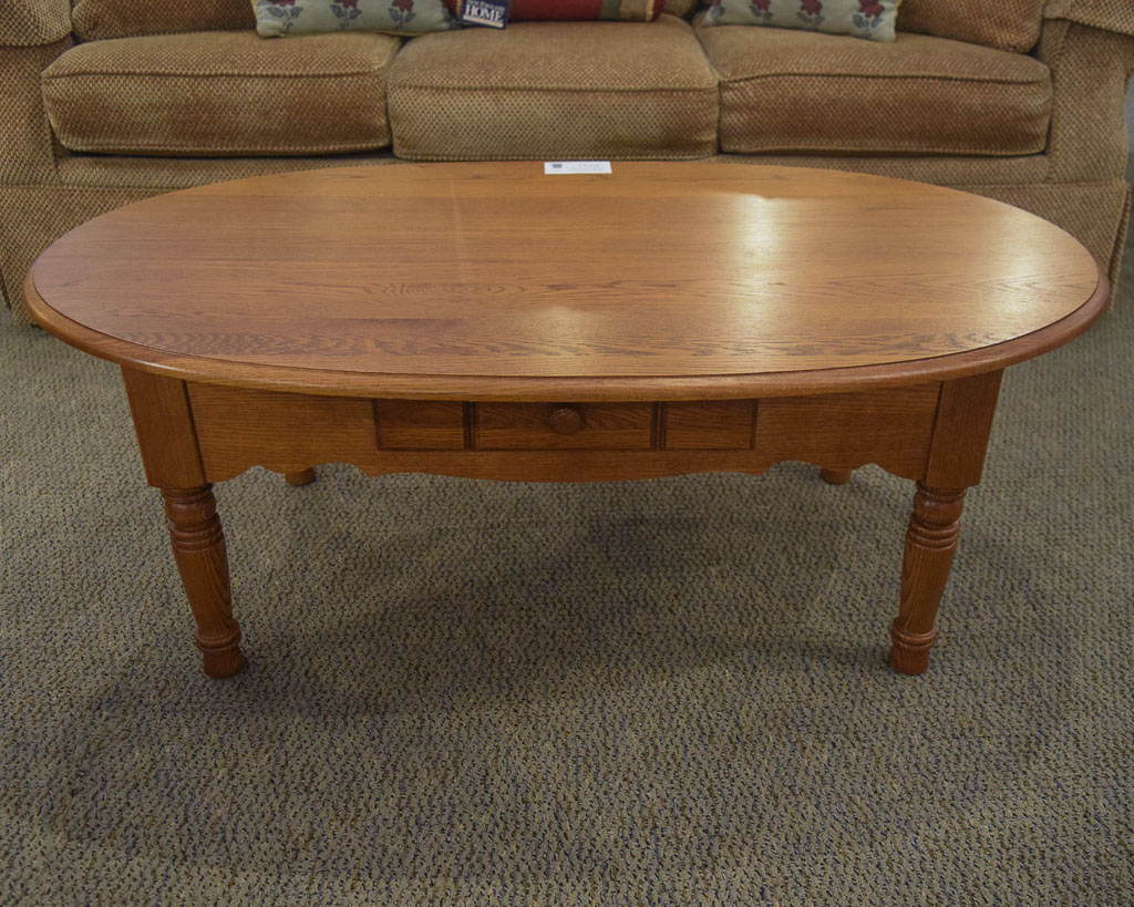 oval living room coffee table
