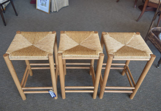 Rush Seat Stool - Image 2