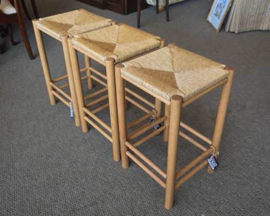 Rush Seat Stool - Image 3