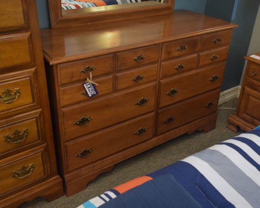 Maple Dresser w/Mirror - Image 2