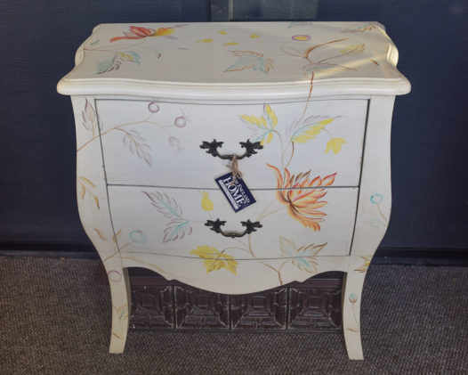 Painted Floral Chest