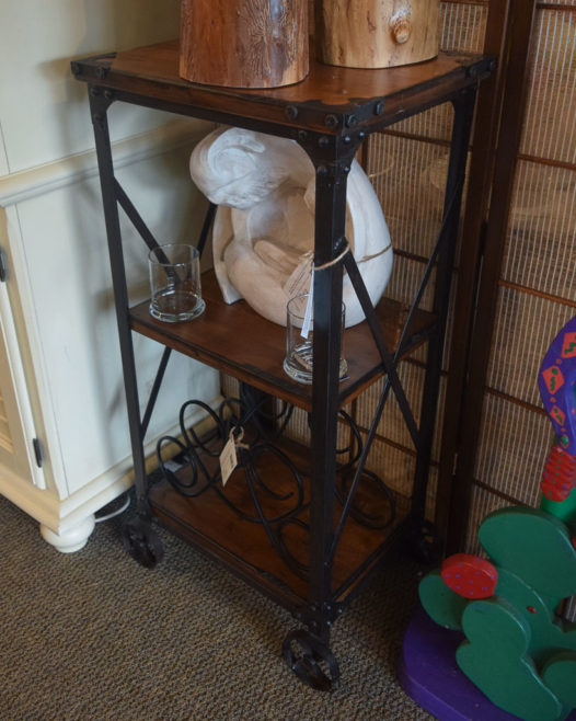 Metal & Wood Cart - Image 2