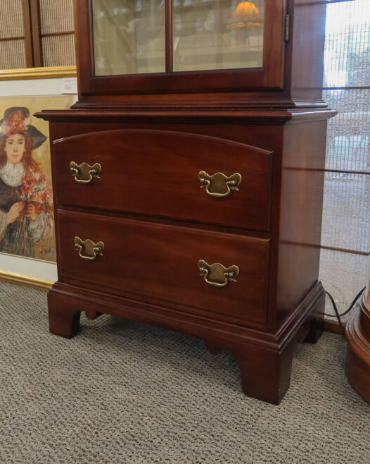 Curio Cabinet with Two Drawers - Image 3