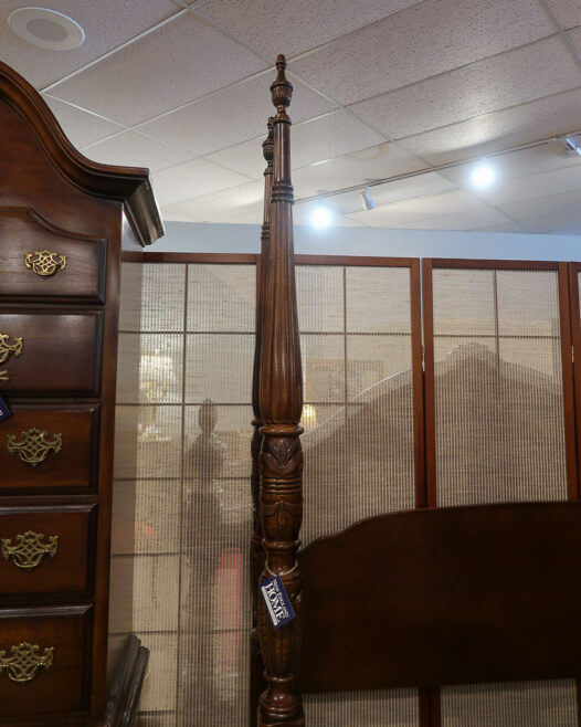 Queen Cherry Poster Bed - Image 3