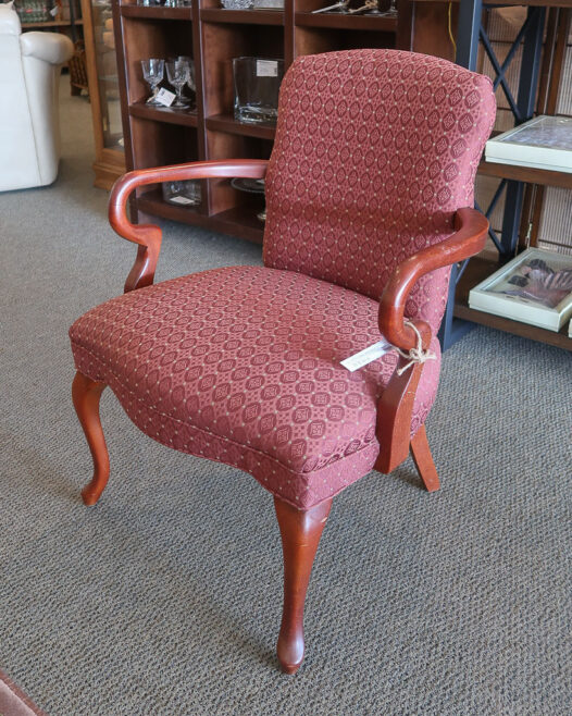 Sam Moore Wine Arm Chair - Image 2