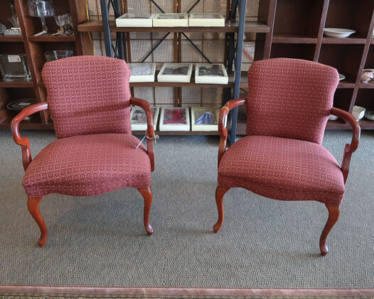 Sam Moore Wine Arm Chair - Image 4