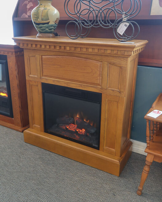 Electralog Oak Fireplace
