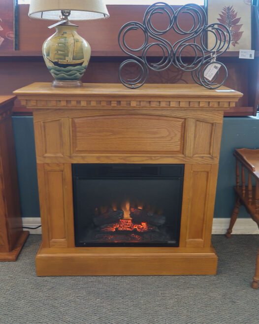 Electralog Oak Fireplace - Image 2
