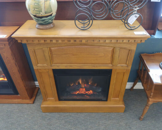Electralog Oak Fireplace - Image 3