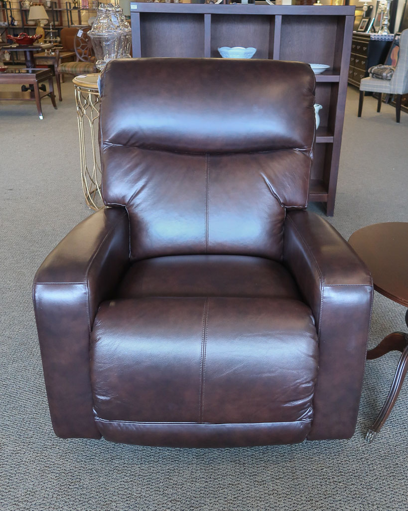 LaZBoy Leather Rocker Recliner New England Home Furniture Consignment