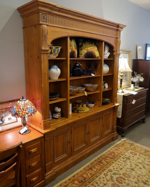 Ethan Allen Pine Bookcase - Image 2