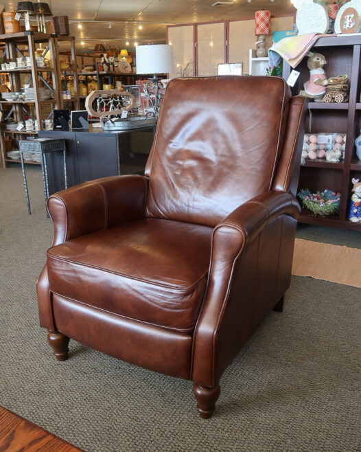 Brown Leather Recliner