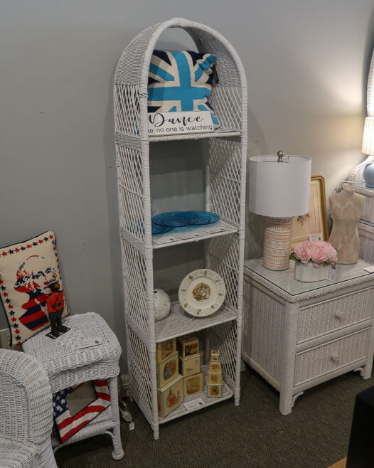 Arched Wicker Shelf - Image 2