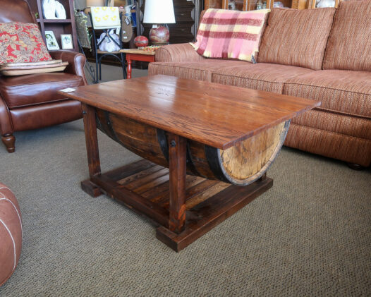 Custom Barrel Coffee Table