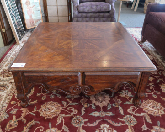 Square Oak Coffee Table