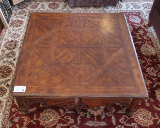Square Oak Coffee Table - Image 2