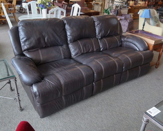 Leather Power Reclining Sofa