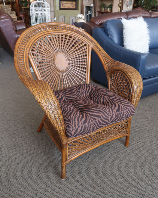 Pier 1 Wicker Chair - Image 2