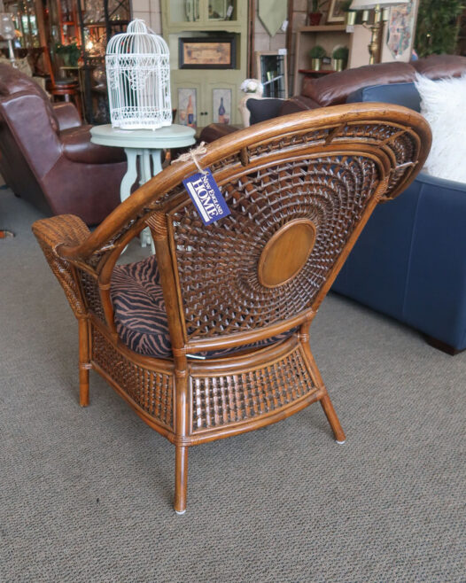 Pier 1 Wicker Chair - Image 3