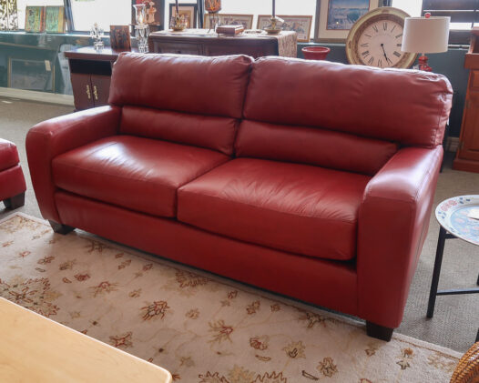 Broyhill Red Sofa - Image 2