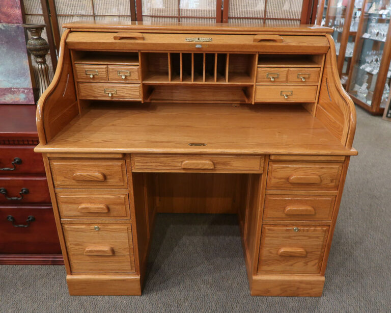 Winners only oak rolltop desk new england home furniture consignment