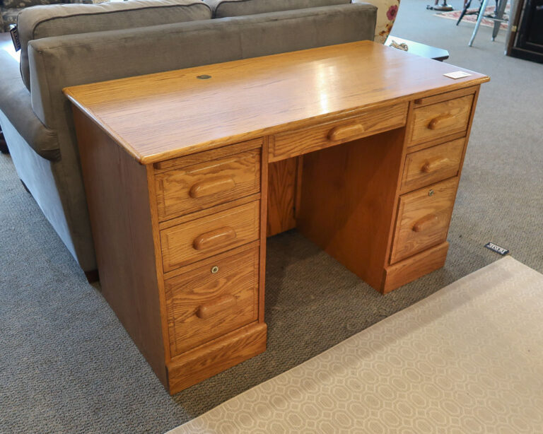 Winner’s Only Oak Desk New England Home Furniture Consignment