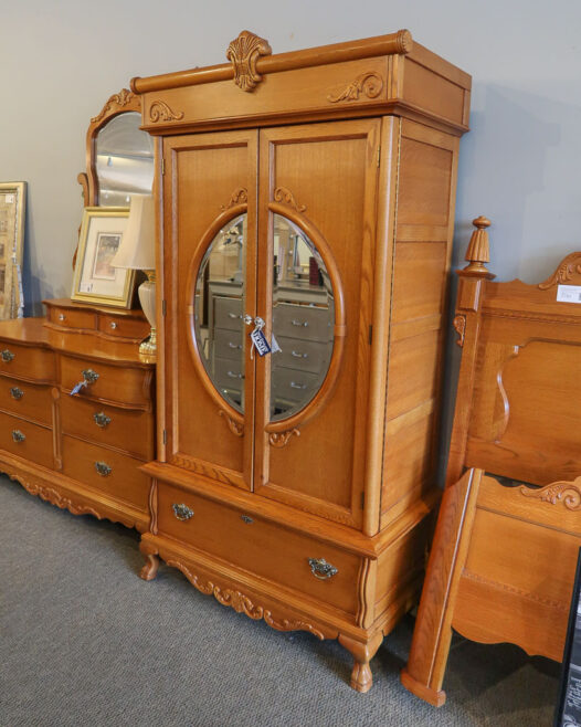 Lexington Oak Dressing Armoire