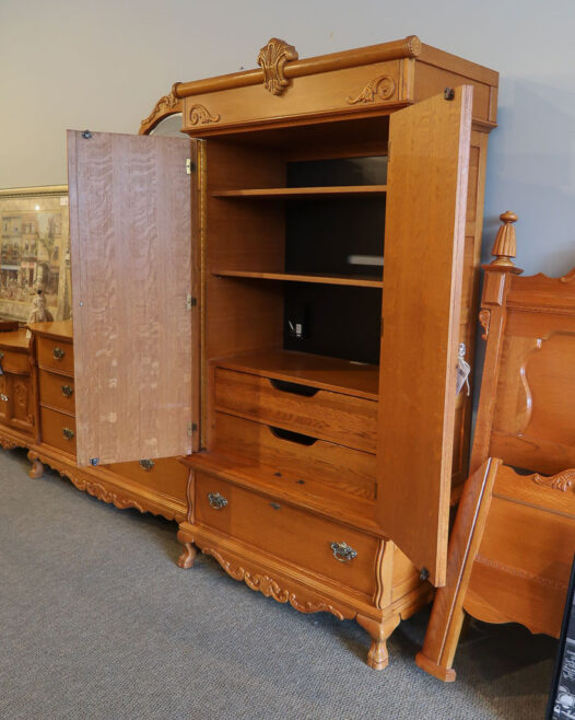 Lexington Oak Dressing Armoire - Image 2