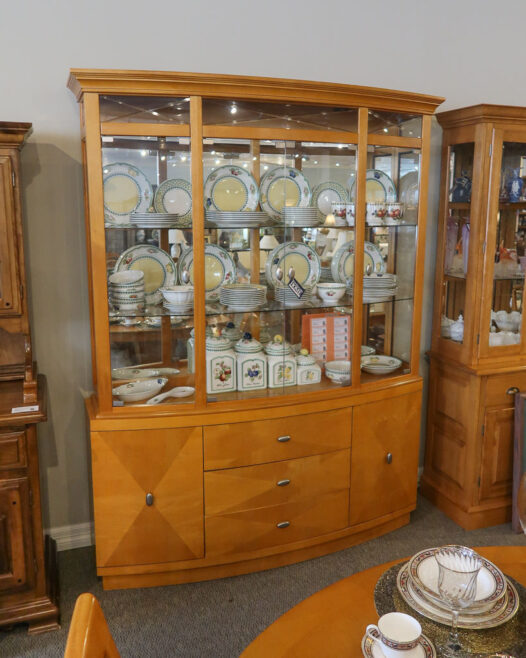 Contemporary Blond Cabinet
