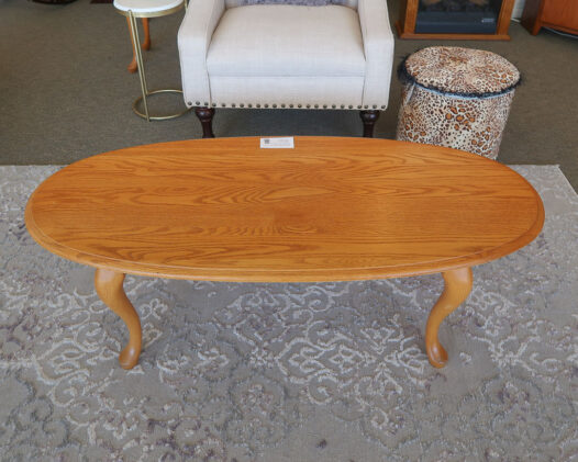 Oak Oval Coffee Table