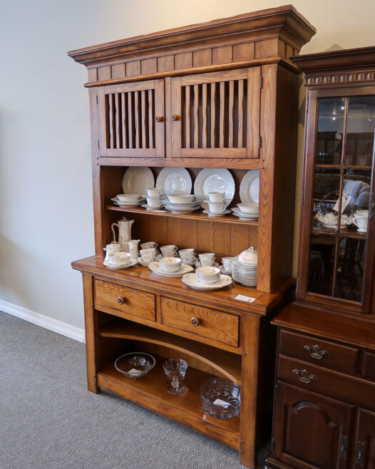 Mission Style Buffet Hutch - Image 3