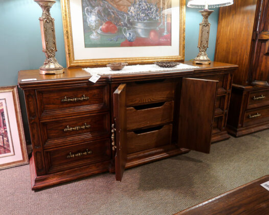Vintage Oak Dresser - Image 4