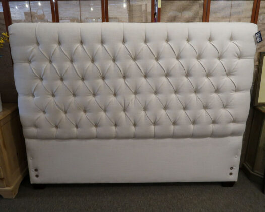 Tufted Fabric King Bed - Image 3