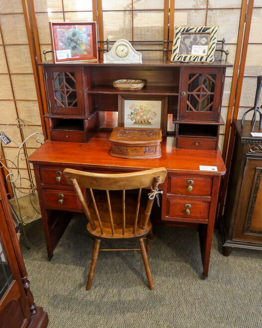 Antique Mahogany Desk/Hutch