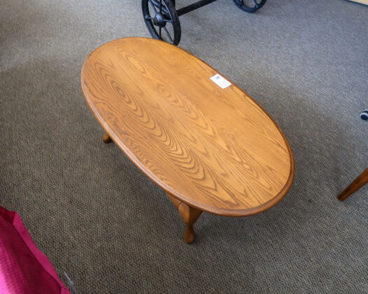 Oval Oak Coffee Table