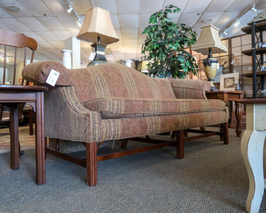 Ethan Allen Camelback Sofa - Image 4