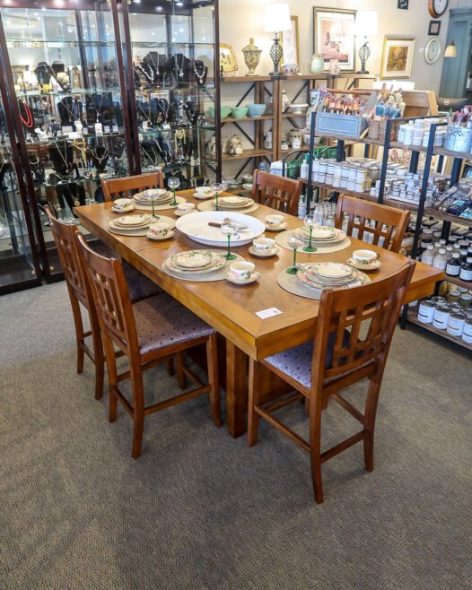 Pedestal Pub Height Dining Set