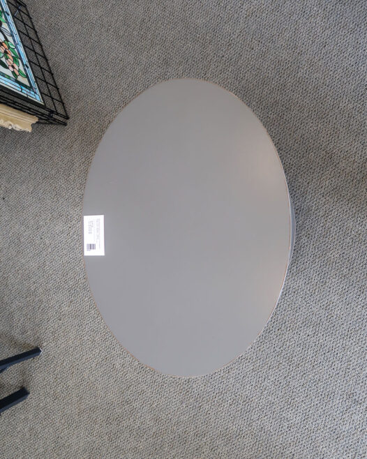 Grey Oval Accent Table - Image 3